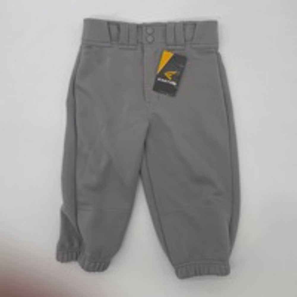 Boys EASTON Baseball Pro Knicker Pants Size YM Gray